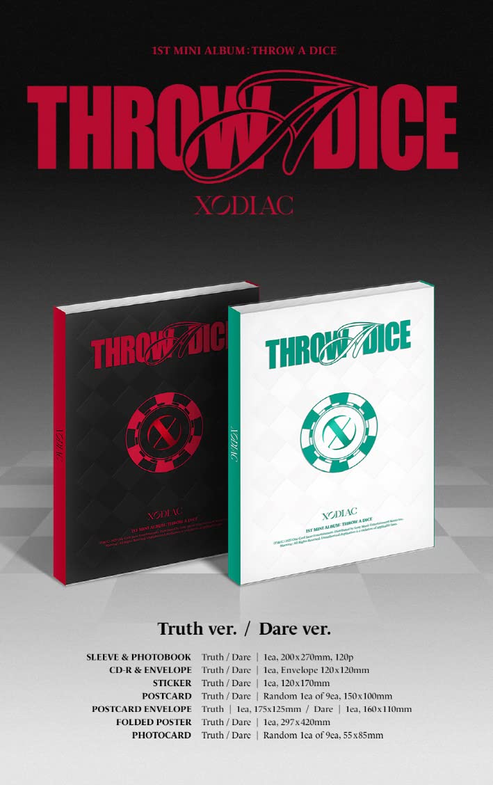 Amazon.com: XODIAC - 1st Mini Album Throw A DICE CD (2